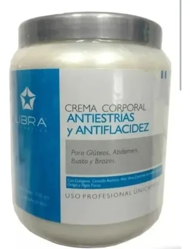 Crema Anti Estrías Y Flacidez Libra Colágeno X 1000grs