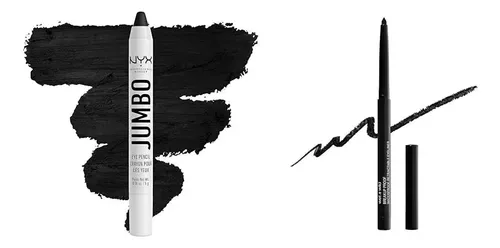 Set De Delineador Y Lápiz De Ojos Waterproof Nyx Y Wet N