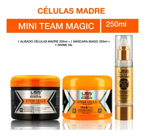 Alisado Células Madre+ Máscara Magic+ Argan Liss Expert