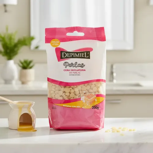Cera Depilatoria Perlas Depimiel 200 Gr Natural Miel