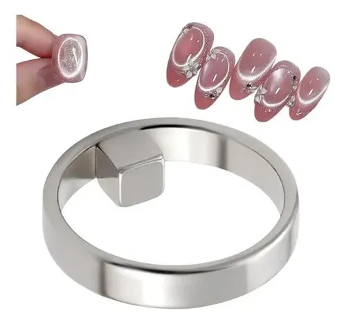 Iman Anillo Para Efecto Halo Esmalte Cat Eye Ojo De Gato Uña