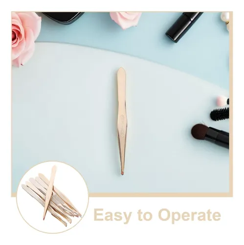 Kit De 6 Pinzas Para Pestañas: Acero Inoxidable Para Cejas