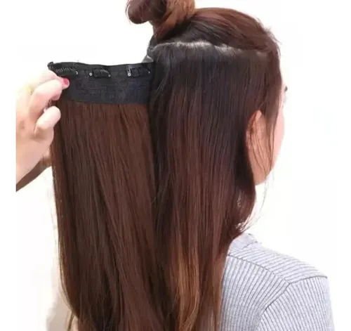 Extension Cortina  Pelo Lacio Con Clips Varios Tonos Lefemme