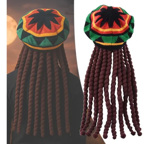 Sombrero Con Rastas, Peluca De Moda Para Fiestas, K