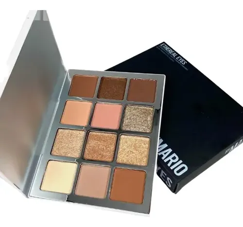 Makeup By Mario-paleta De Sombras-ethereal Eyes:the Beige, Marrón Claro, Marrón Oscuro, Dorado, Crema, Rosa Pálido