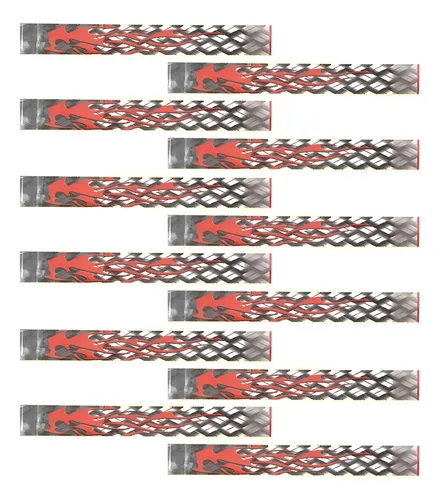 Vmm Arrow Sticker Wraps Cuadrícula Y Rojo
