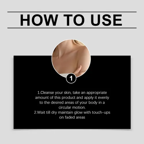 Self Tanner Face Tanning Serum Buildable Sunless Bronze