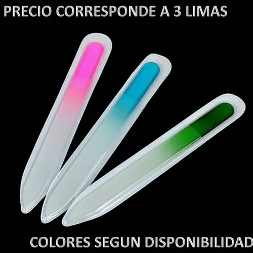 Lima De Vidrio Templado Cristal Para Uñas