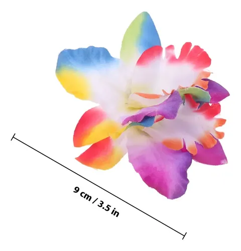 Pinzas Para El Cabello Con Flores Hawaianas, Accesorio De Mo