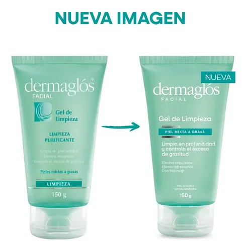 Dermaglós Facial Gel De Limpieza Purificante Pieles Mixtas