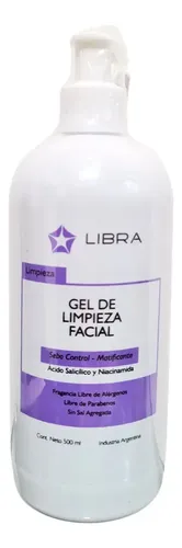 Gel Limpieza Facial Piel Grasa Niacinamida X 500 Ml Libra