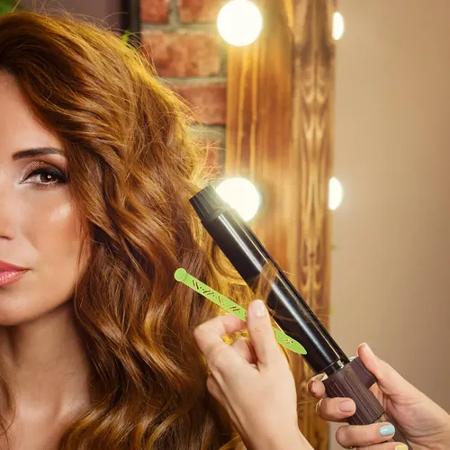 20pcs Perm Rod For Daily Use Green Hair Curling