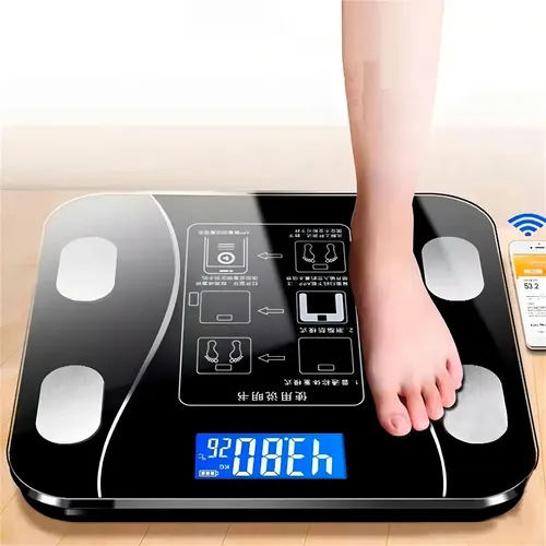 Balanza Digital Inteligente Personal Bluetooth 180kg Color Negro