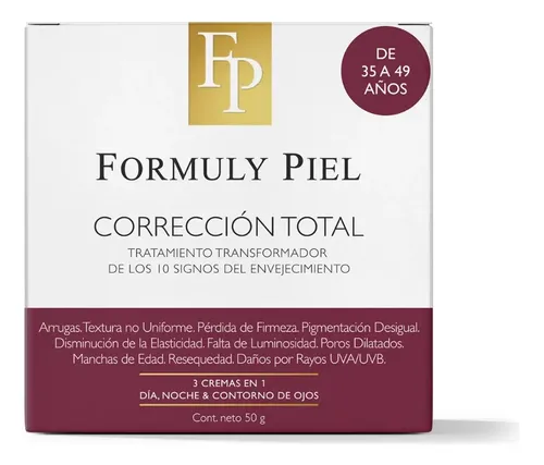 Crema Antiage Formuly Piel Corrección Total Día/noche 50 Gr.