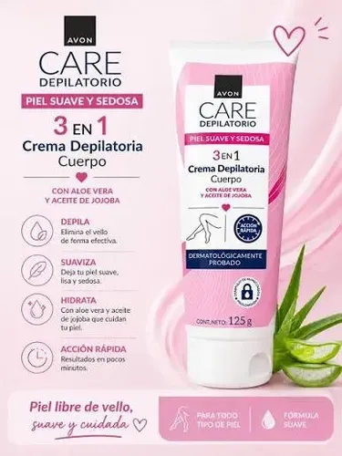 Crema Depilatoria Corporal Avon