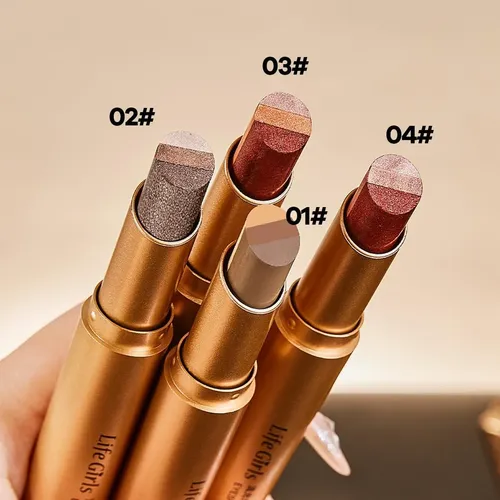 Conjunto De Sombras En Crema Petansy 4-pack 3 Colores