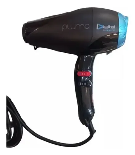 Secador Profesional Pluma Compact Digital Gama Color Negro