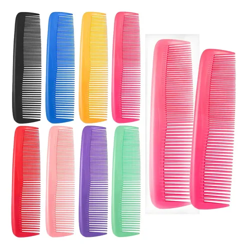 Peine Para Cabello Josehana 13cm 8 Colores Paquete De 20