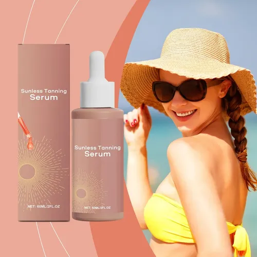 1 Unidad Suero Bronceador 60 Ml, Loción Bronceadora Sin Sol
