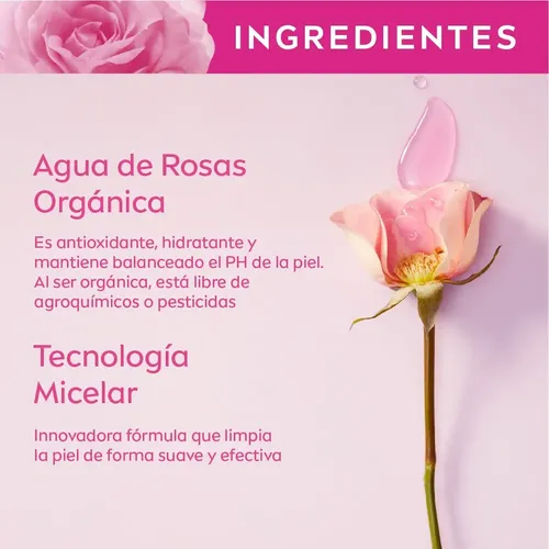 Leche Y Tónico Micelar 2 En 1 Nivea Rose Care 200 Ml