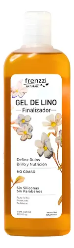 Gel De Lino Define Rulos Brillo Y Nutrición Frenzzi 350ml