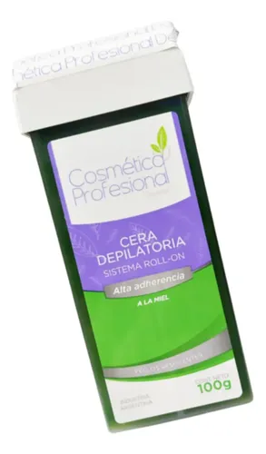 Cera Depilatoria Roll-on Alta Adherencia Cosmetica Prof 100g