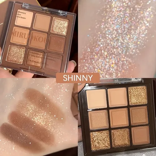 Paleta Nude Brown & Rose Gold, Duradera Y Delineador De Ojos