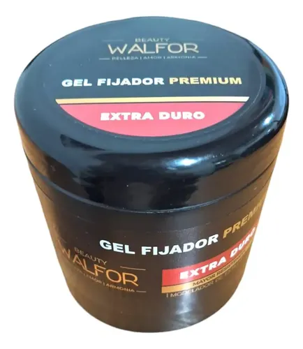 Gel Fijador Premium Beauty Walfor Extra Duro – Max Resistencia X450g