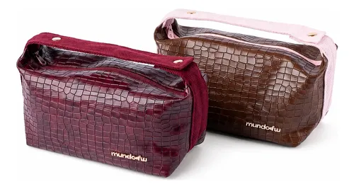 Neceser Organizador Fw Malbec Cartuchera Estuche Maquillaje