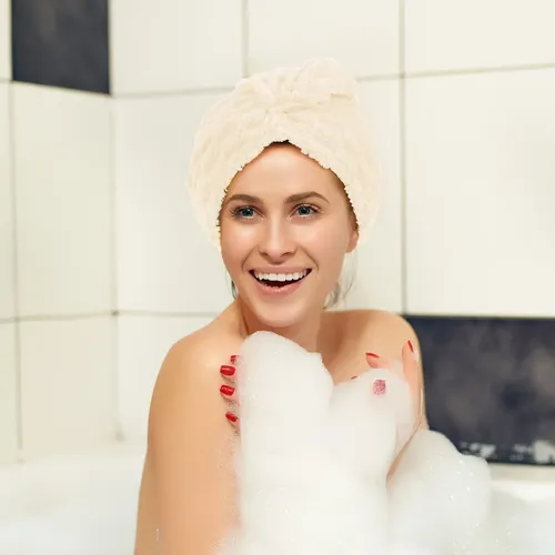 Toalla Para Envolver El Cabello Y Prevenir El Encrespamiento