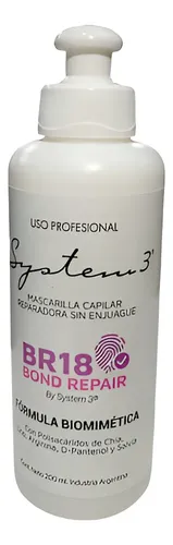 Mascarilla Capilar Reparadora Sin Enjuague System3 200ml