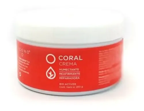 Crema Coral Humectante Reafirmante Reparadora X 250 Icono Tipo de piel Todo tipo de piel