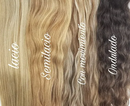 Extensiones Por Unidad De Cabello Natural 30cm Largo S/color