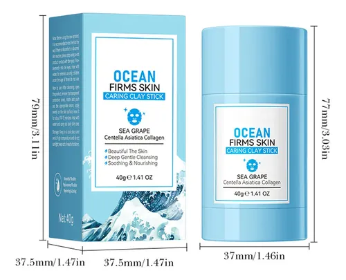 Mascarilla De Barro Facial Limpiadora En Barra Marine Firmin Todo Tipo De Piel
