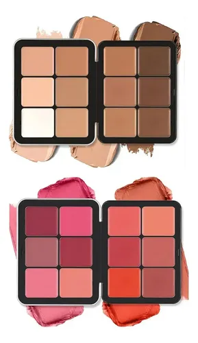 Paleta De Rubor Cremoso Blush 12 Tonos En 1 One Palette