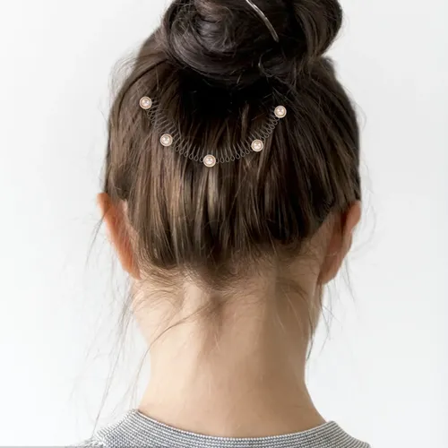 Peines Fijadores For Acabado De Cabello, 4 Unidades, .czq
