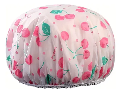 G- Gorro De Ducha De Alta Calidad Con Estampado De Cereza