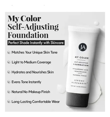 Jerome Alexander-base Facial Autoajustable/hidratante/ligero