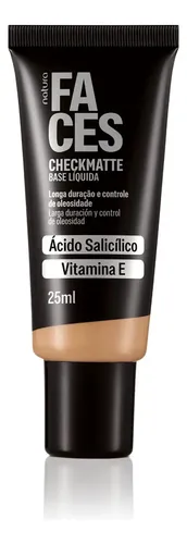 Natura Faces Base Liquida Check Matte Tono 19n 25ml 19n