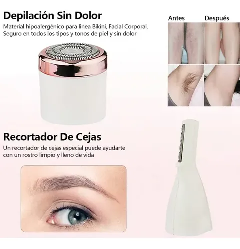 Depiladora Eléctrica Recargable 4 En 1 Para Mujer Zxw07