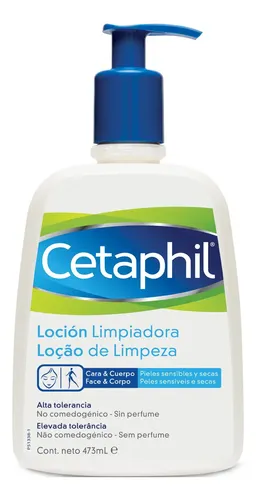 Cetaphil Loción Limpiadora Para Piel Sensible X 473 Ml