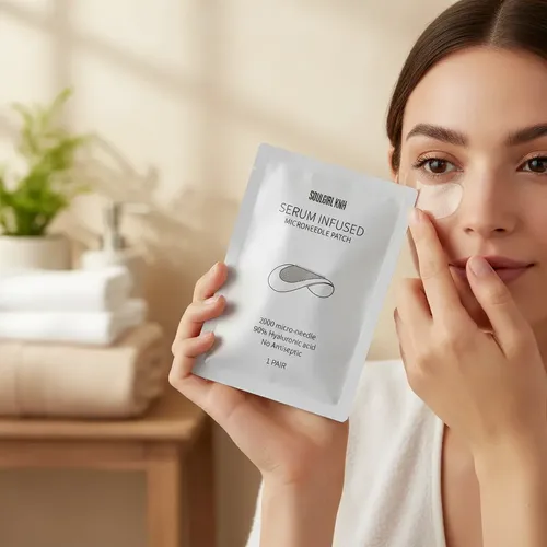 Parche Microagujas Ácido Hialurónico Contorno De Ojos X1 Par