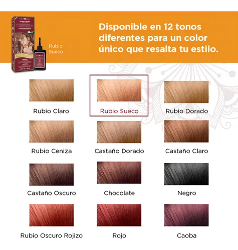Tintura de Pelo Henna Crema Surya Brasil Rubio Sueco