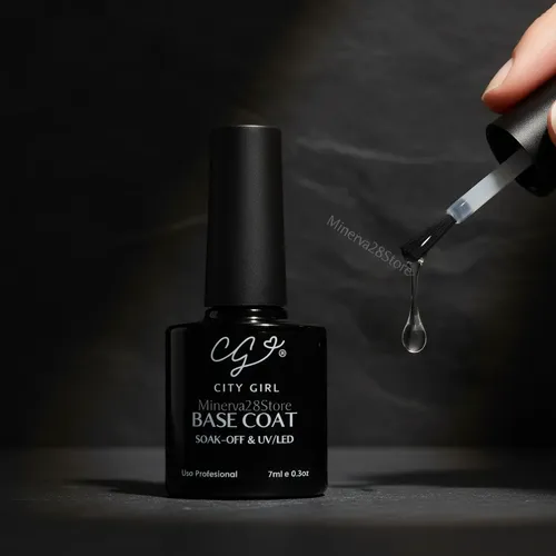 Base Coat Marca City Girl De 7ml. Uv/led Transparente