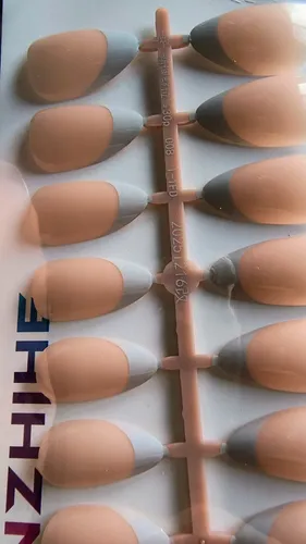 Uñas Postizas Press On Nails French X 30 Pcs 15 Medidas