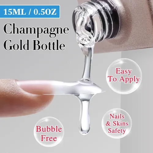 Set Pegamento Gel Transparente Para Uñas Postizas 2 Pcs