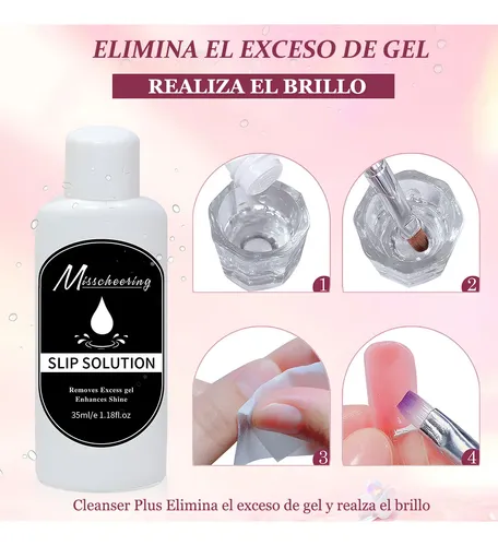 Geles Esmalte Kit Para Uñas Con Lámpara Led/uv Manicura Set Light Pink, Milk White, Pink, Clear, Nude