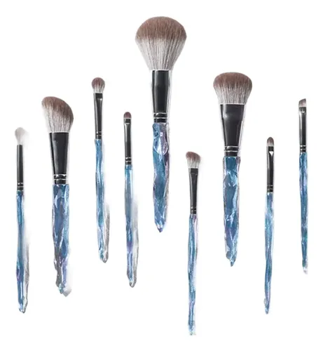 Set De Brochas Soft Ice Crystal 9 Pzas – Uso Versátil
