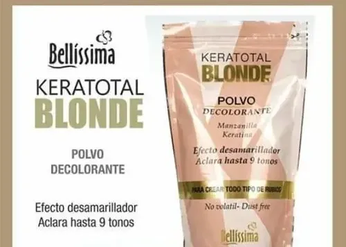 Polvo Decolorante Bellisima Keratotal Blonde X700gr