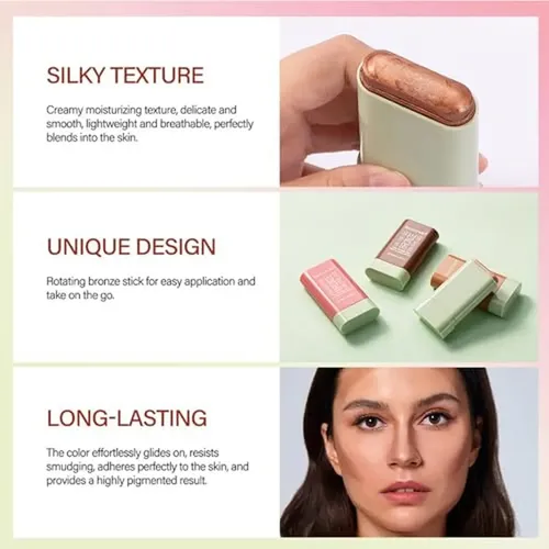 Maquillaje Bronceador En Barra Multiuso, Teñido De Bronce Br